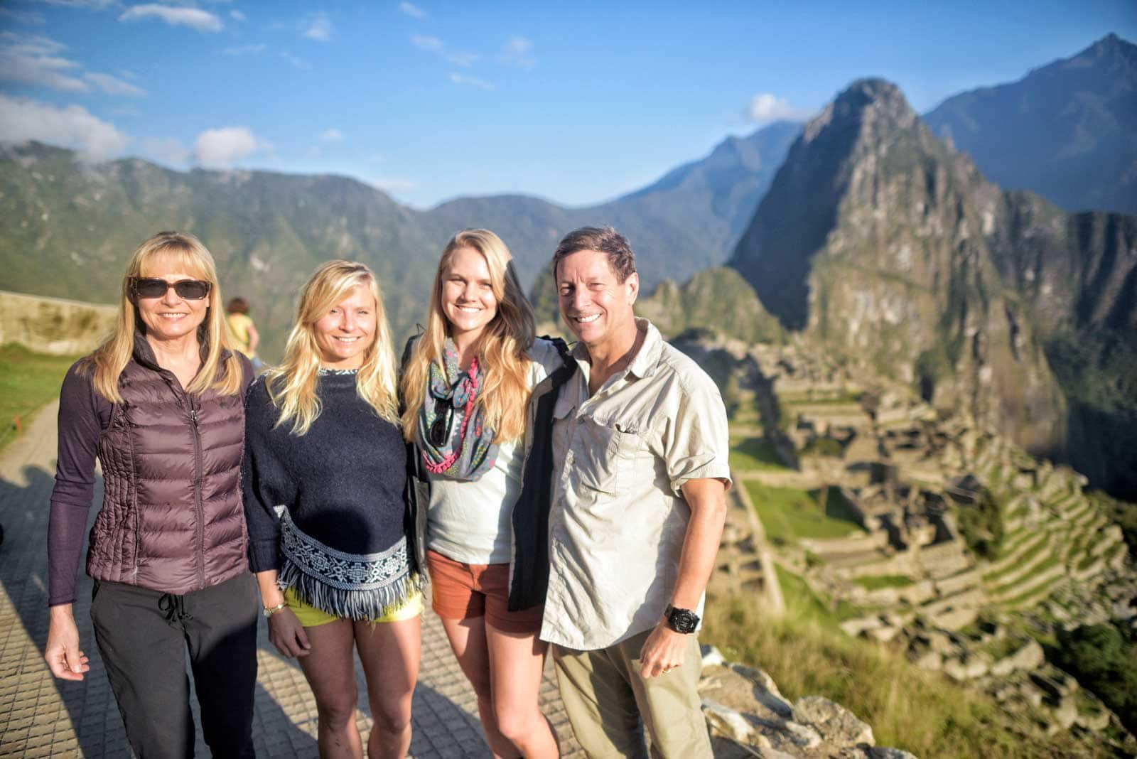 Traveled with a family to Peru to take photos of them on vacation