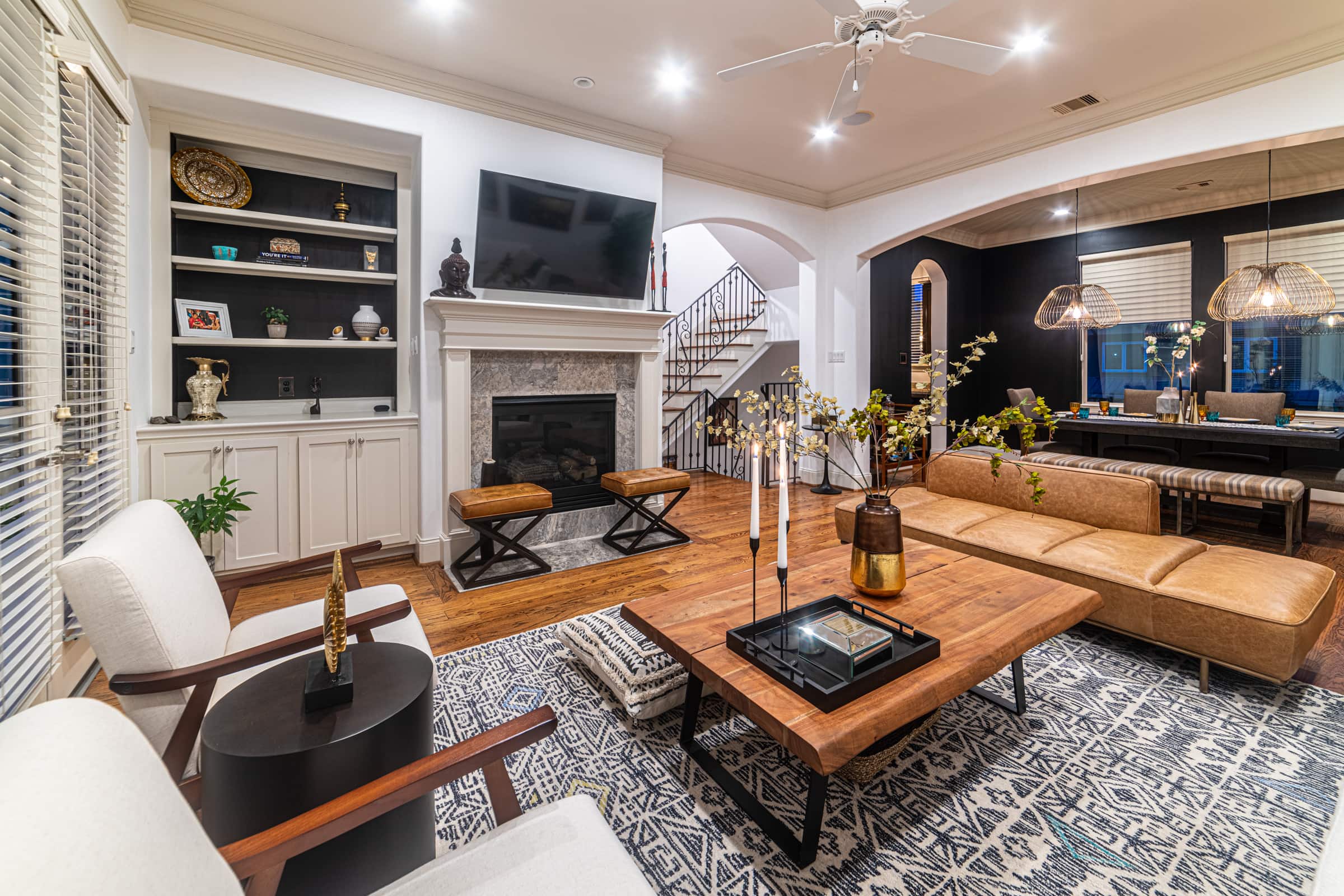 Beautiful Livingroom freshly redesigned by a local interior designer