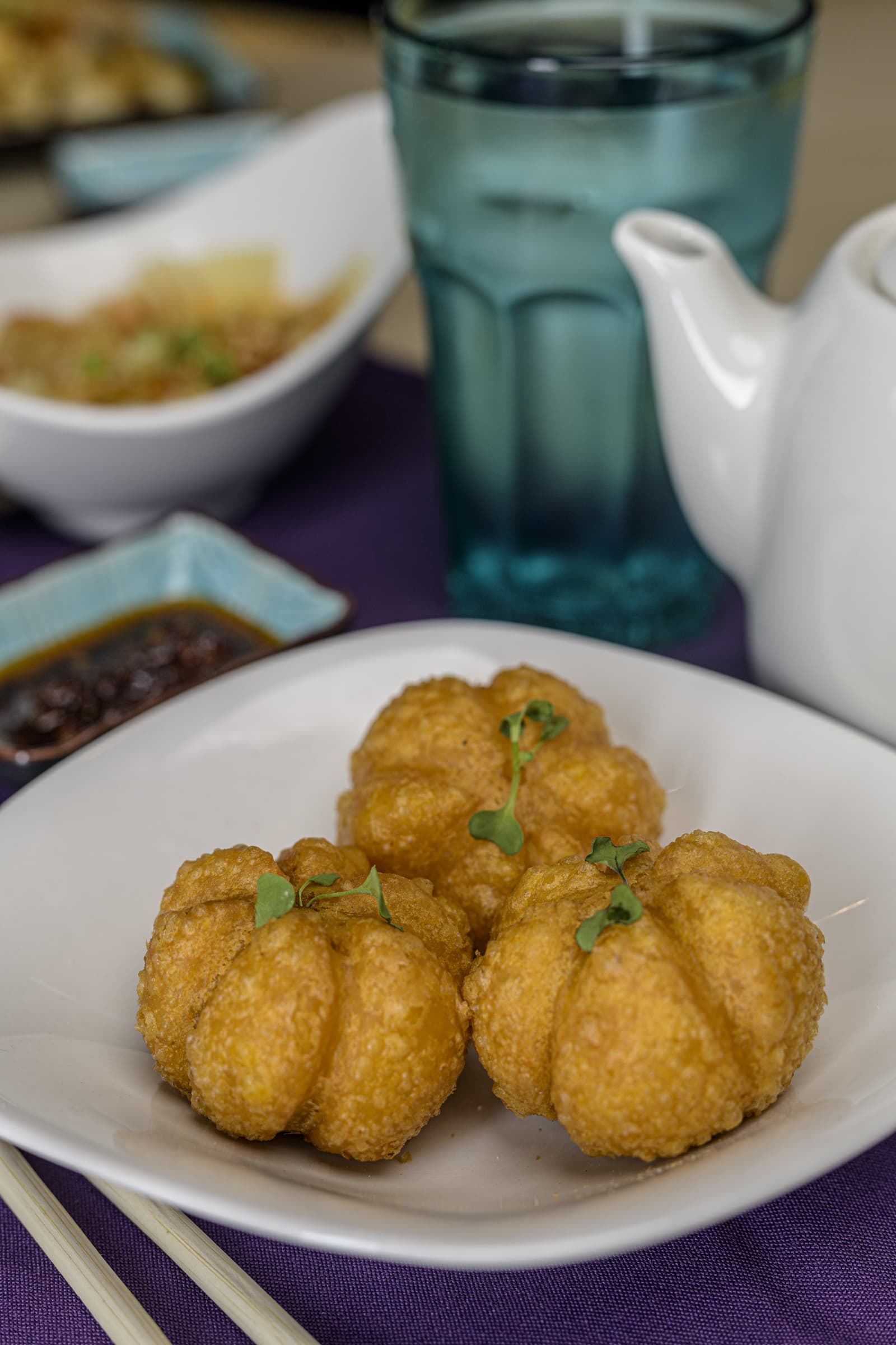 Dim Sum Pumpkin Duck Balls