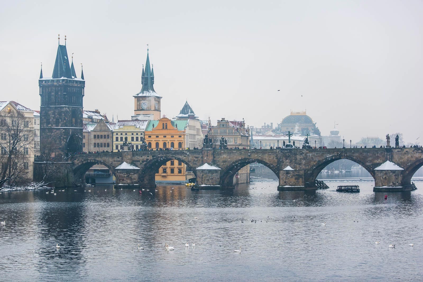 Charles bridge in prague, czech republic.